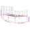 VidaXL (black, 75 x 190 cm) vidaXL Bed Frame Platform Bed with Headboard Black Small Single Solid Wood 4
