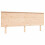 VidaXL (brown, 200 x 200 cm) vidaXL Bed Frame Bed Base Platform Bed with Headboard White Single Solid Wood 8