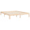 VidaXL (brown, 160 x 200 cm) vidaXL Bed Frame Bed Base Wooden Platform Bed with Headboard Double Solid Wood 9