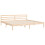 VidaXL (brown, 180 x 200 cm) vidaXL Bed Frame Bed Base Platform Bed with Headboard Small Single Solid Wood 8