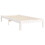 VidaXL (white, 90 x 200 cm) vidaXL Bed Frame Bed Base Wooden Platform Bed with Headboard Double Solid Wood 8