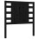 VidaXL (black, 75 x 190 cm) vidaXL Bed Frame Bed Base Platform Bed with Headboard Black Single Solid Wood 8