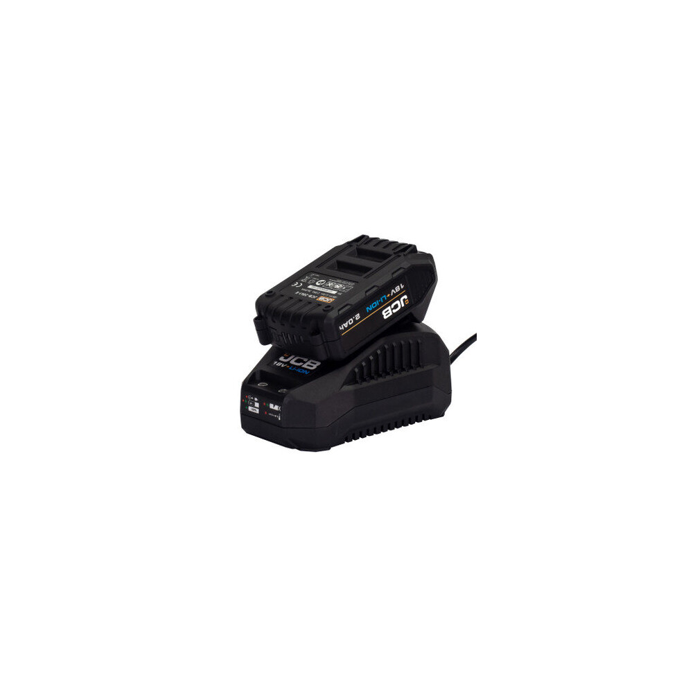 JCB 18V Drill Driver 1x2.0Ah 2.4A fast charger | 21-18DD-2XB