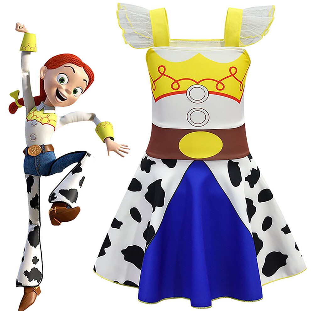 Toy Story Jessie Cosplay Dress for Kids Girls Holiday Fancy Costumes Party Halloween Cowgirl Dress on OnBuy