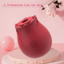 Rose Vibrator Toys for Women, Clitoral Vibrator with 7 Intensive Modes
