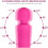 Wand Massager, Electric Massager, 8 Powerful Speeds 20 Vibration Modes 5
