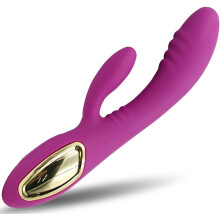 Rabbit Vibrator Dildo Nipple with Dual Motors 10 Vibrations 10 Speeds