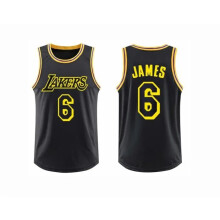 (Black 6#, S(155cm)) LeBron James Basketball Jersey Tops