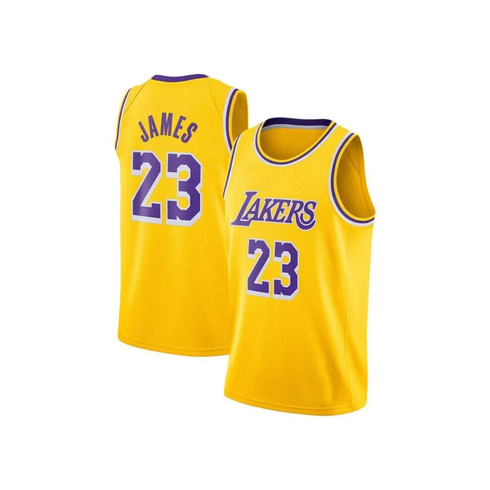 (yellow L(165cm)) LeBron James Basketball Jersey Tops