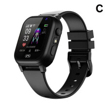 (Black) Kids 4G Smart Watch GPS Location Video Call Touchscreen Waterproof Kids Watch'