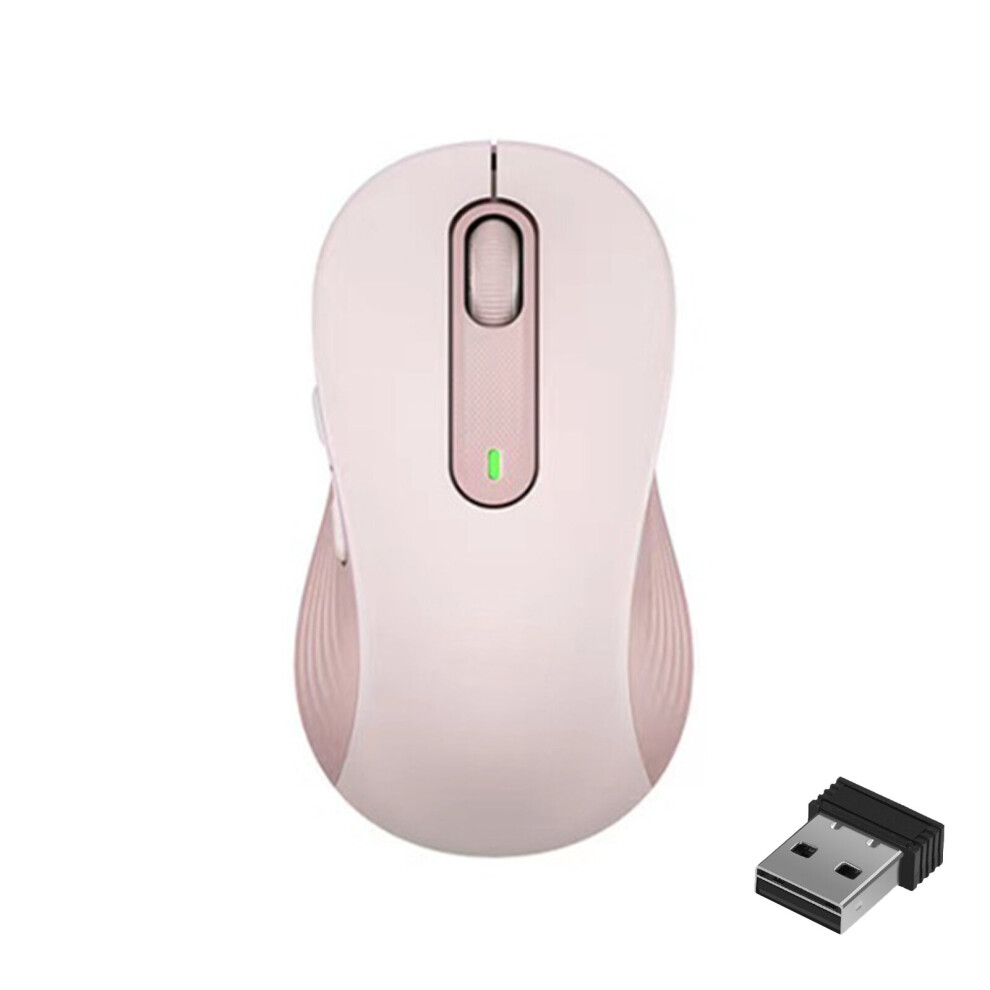 (Pink) Logitech M650l With Usb Receiver Wireless Mouse 2.4Ghz 1200Dpi Quiet Portable Computer Optical Pink 6272869931236
