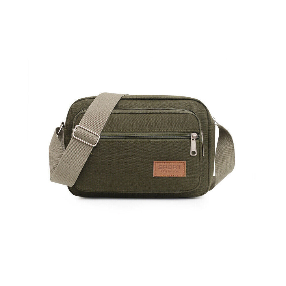 (B) Nylon Military Cross Body Shoulder Messenger Bags