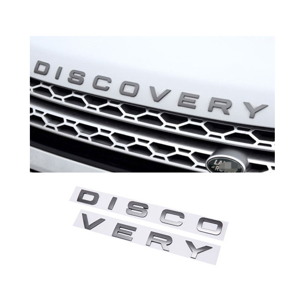 For Land Rover Discovery Sport 2015-2023 Grey Front Hood Letter Emblem