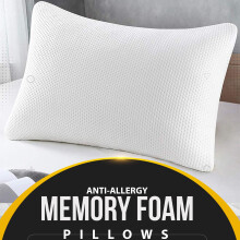 (1 X Memory Foam Pillow) Filled Pillow Firm Deluxe Pillow Pair & Memory Foam Pillows