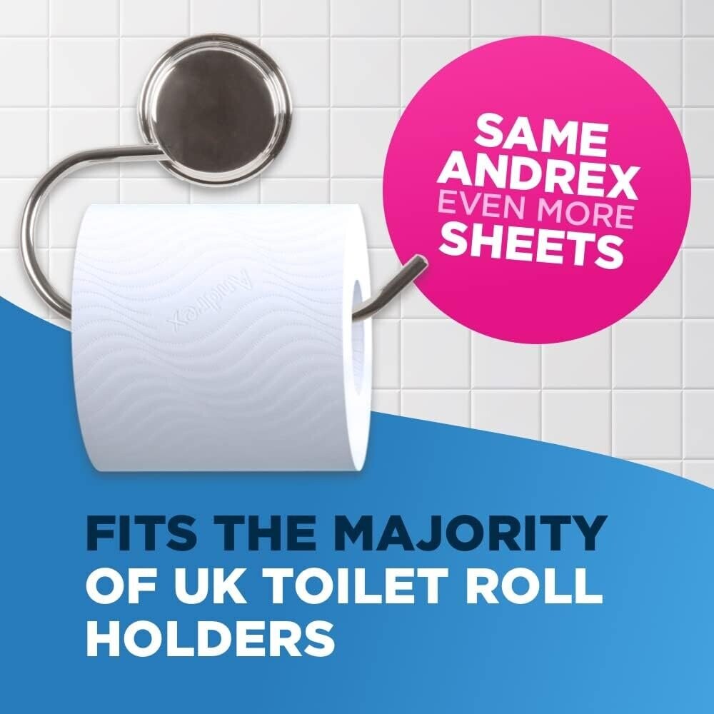 Andrex Classic Clean Mega Toilet Roll 12 Mega XL Rolls Same Quality