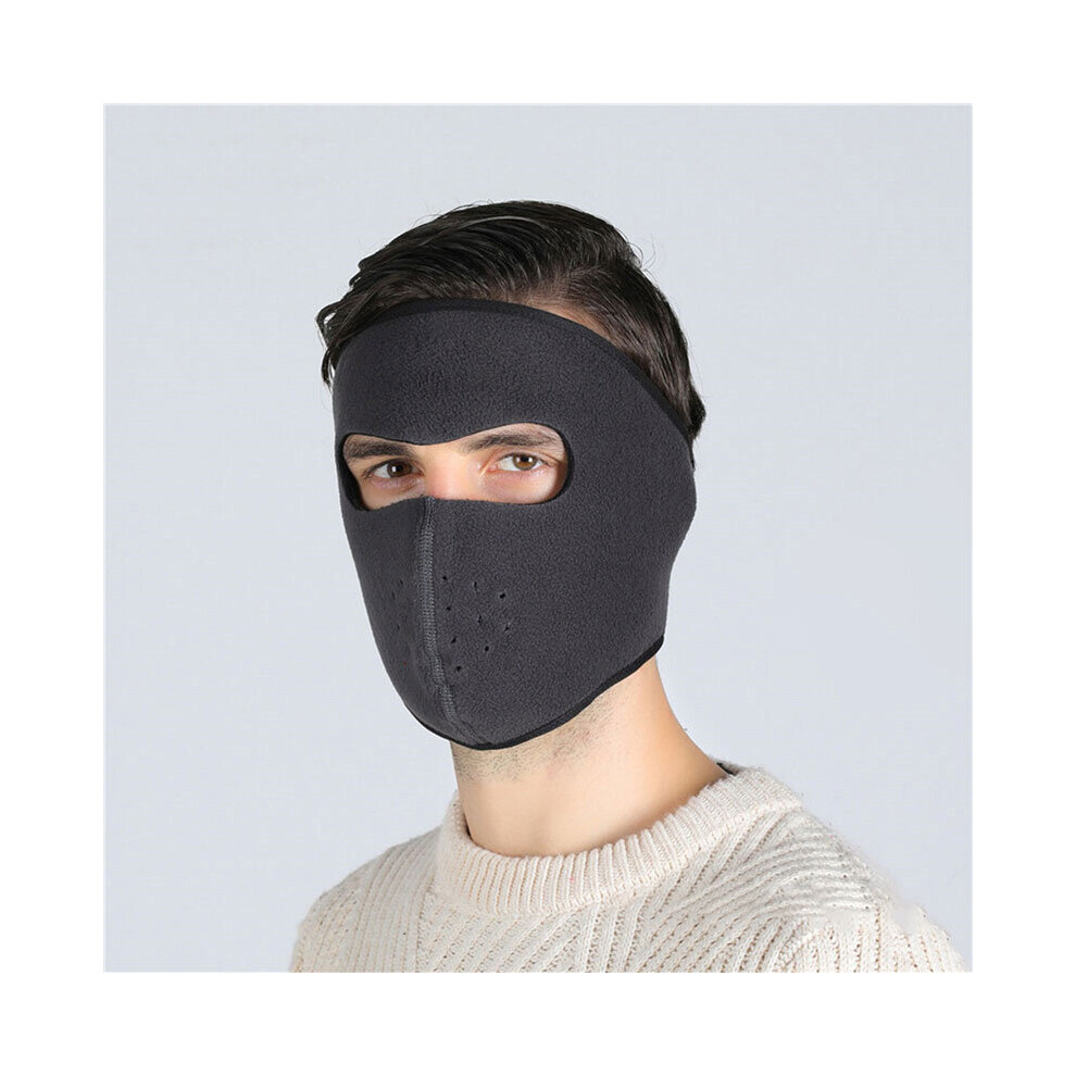 (Full face dark gray) Outdoor Ski Mask Bike Cycling Winter Warm Riding Mask Head Cover Face-image-OPC-PBY5ZTP-NEW