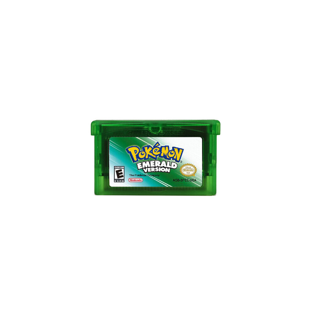 (EMERALD VERSION) Pokemon Game Card English Language Emerald Sapphire Series NDSL GB GBC