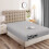 (Grey) Fitted Bed Sheets 25CM Deep Double Size Bed Sheets 2