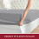 (Grey) Fitted Bed Sheets 25CM Deep Double Size Bed Sheets 4