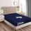 (Navy Blue) Fitted Bed Sheets 25CM Deep Double Size Bed Sheets 2