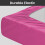 (Pink) Fitted Bed Sheets 25CM Deep Double Size Bed Sheets 5