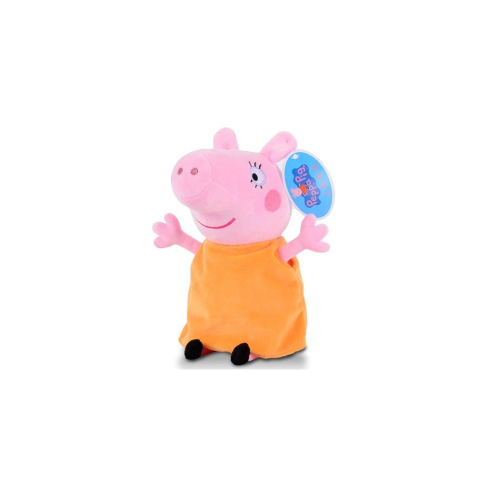 (Mummy Pig) 30CM Peppa Pig George Mummy Daddy Plush Toy Stuffed Doll Kids Fans Gift