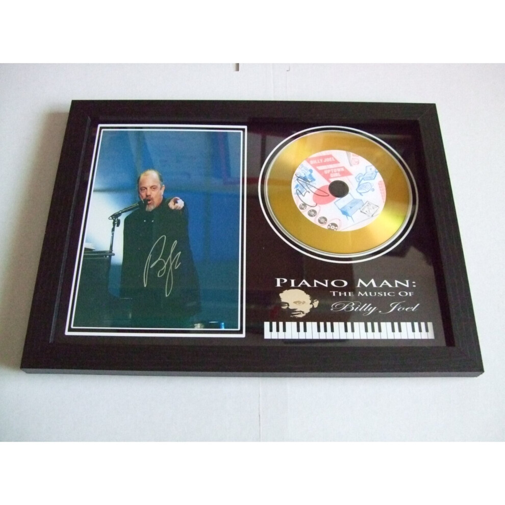 billy joel signed dice display