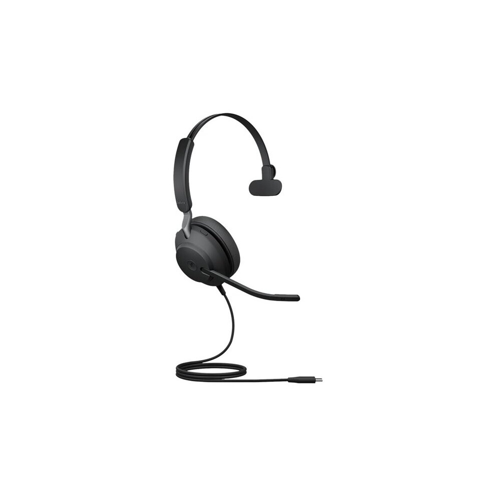 Jabra Evolve2 40 Se Ms Mono - Headset - On-Ear - Wired - Usb-C - Noise Isolating - Certified For Microsoft Teams