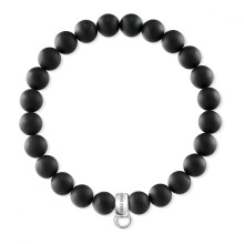 Thomas Sabo Sterling Silver Black Charm Bracelet X0219-023-11