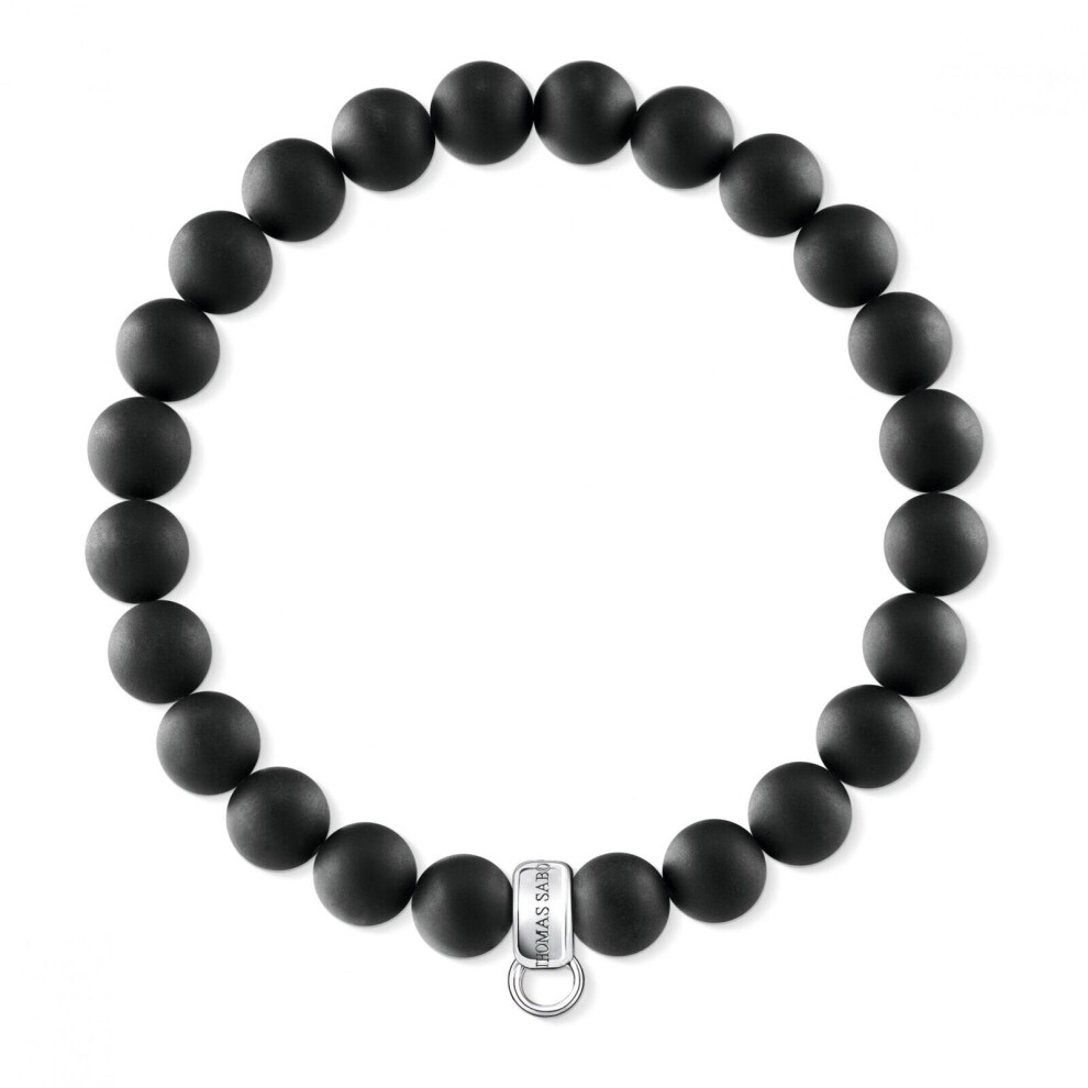 Thomas Sabo Sterling Silver Black Charm Bracelet X0219-023-11