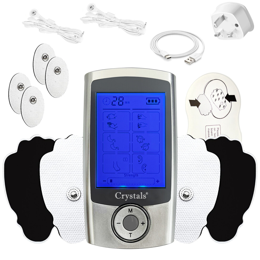 Denny Int Ltd Rechargeable Tens Machine Digital Lcd Therapy Acupuncture Massager