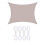 (3 x 5 m) Youngshion Rectangle Sun Shade Sail Canopy khaki 1
