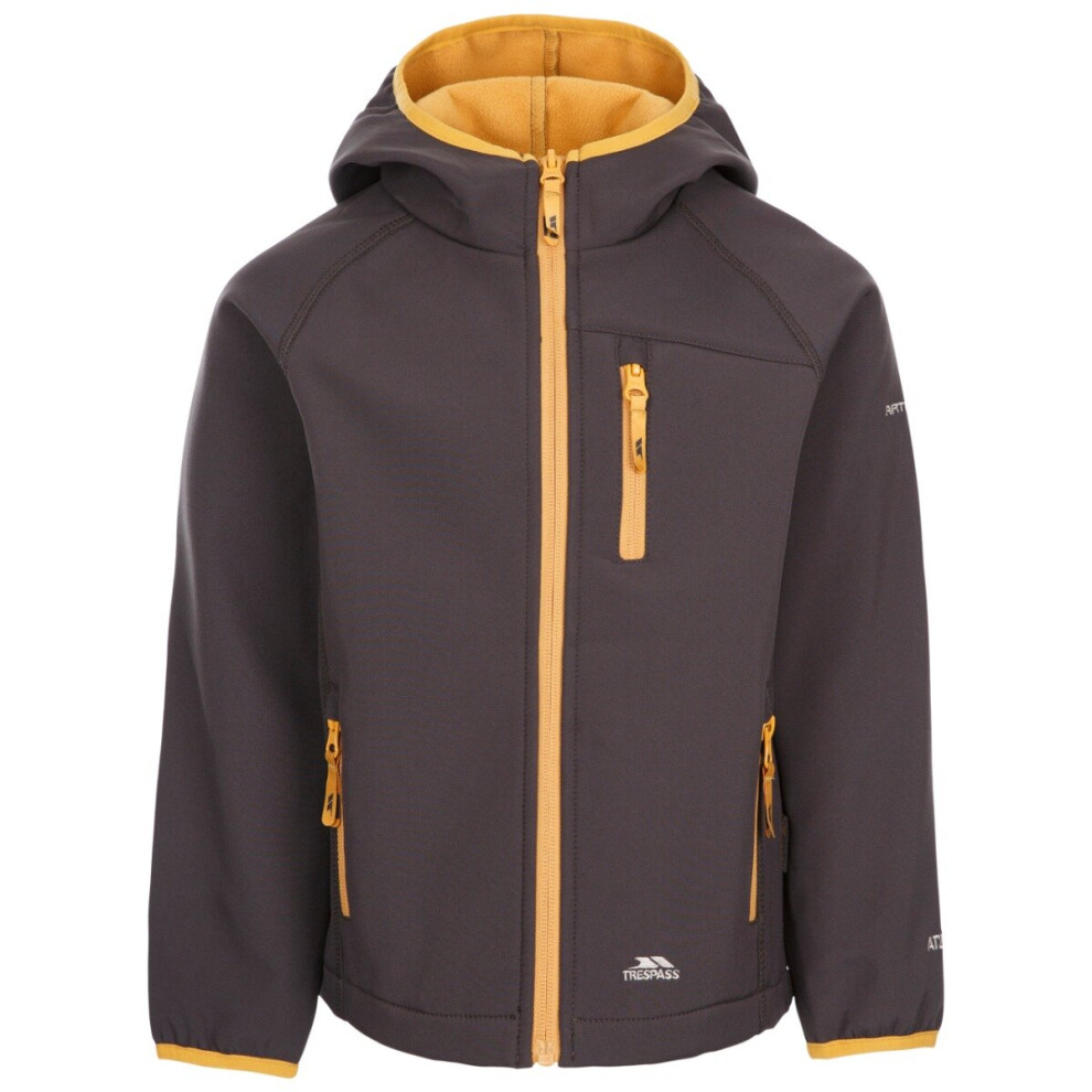 (2-3 Years, Dark Grey) Trespass Kids Softshell Jacket Kian