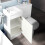 NES Home 900mm White Modern L Shape Left Hand Bathroom Basin Vanity Unit FP | Relovane 4