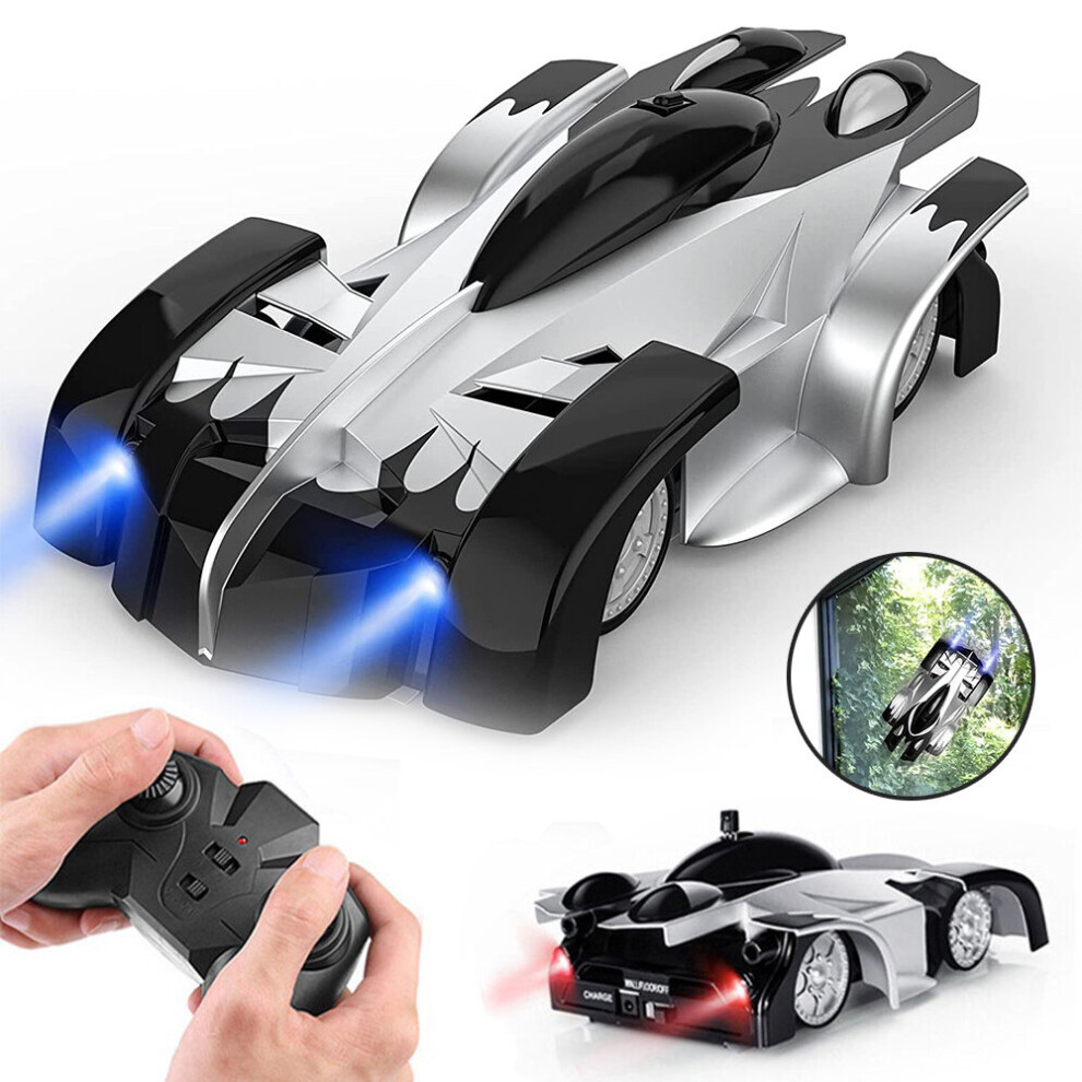 Remote Control Wall Climbing Car 360Rotating RC Stunt Car Rechargeable Headlight Car Toys for Kids Boys Girls