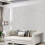 Living And Home Plain Grey Non-Woven Embossed Wallpaper Roll 3