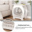 Bedside Table Cabinet Side End Table Nightstand Storage Organizer Arch 46cm 2
