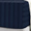 (Super King) Extra Deep Blue Fitted Sheets 40cm Stripe Bed Sheet. 9