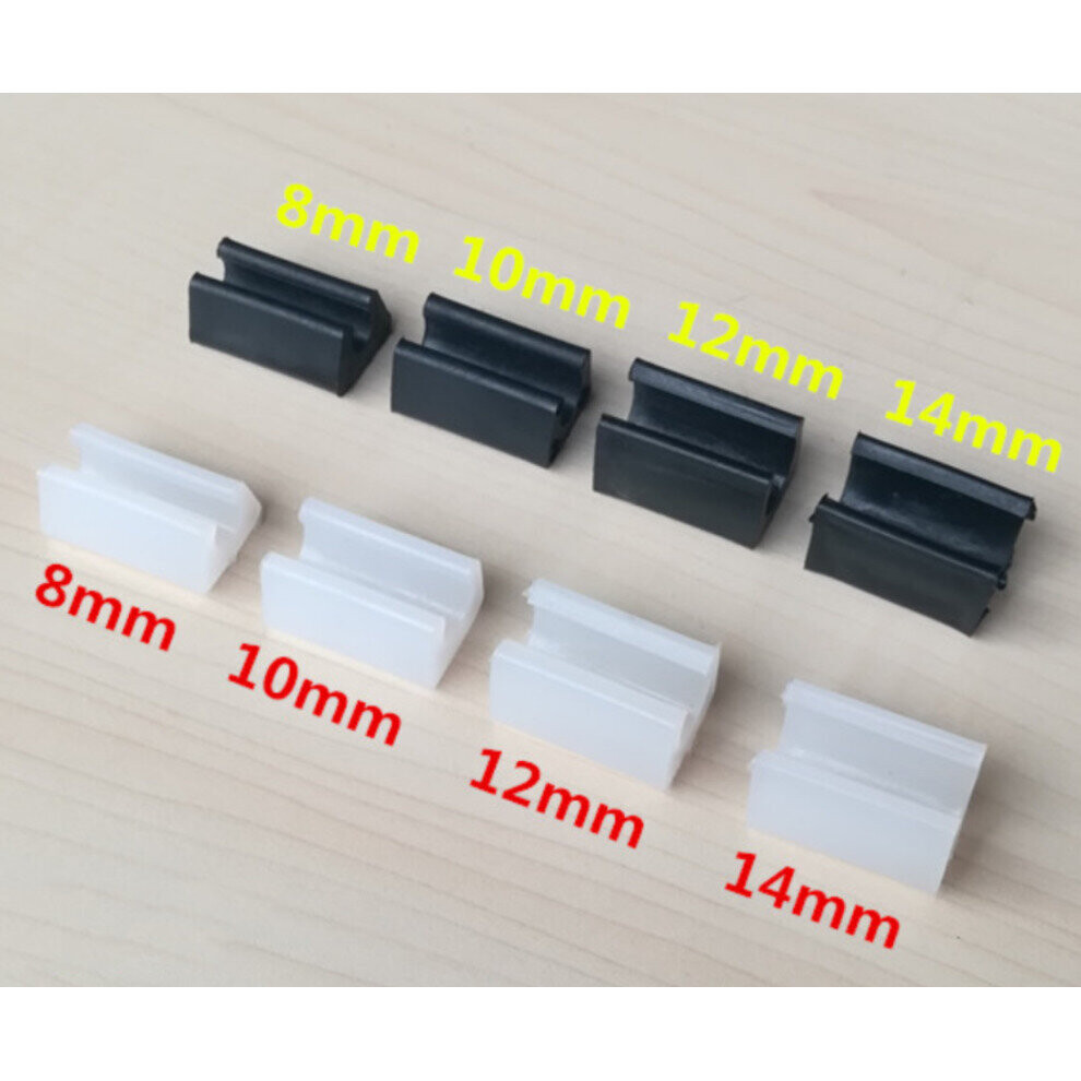 (12Mm, Black) Chair Leg Glide Tube Cap Chair Foot U-Shape Caps 5701510948121