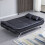 Living And Home Black Shell 3 Seater Recliner Sofa Bed with 2 Pillows 3
