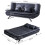Living And Home Black Shell 3 Seater Recliner Sofa Bed with 2 Pillows 4