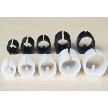 (25mm, White) Chair Leg Glide Tube Cap Chair Foot U-shape Caps