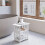 (46*30*50cm) Bedside Table Cabinet Side End Table Nightstand Storage Organizer Home Square 5