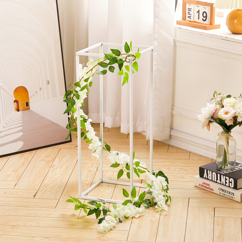 190cm Hanging Artificial Wisteria Garland Fake Silk Flowers Green Vine