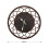 Living And Home 15 Inch Round Retro Wall Clock 2