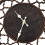 Living And Home 15 Inch Round Retro Wall Clock 6