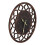 Living And Home 15 Inch Round Retro Wall Clock 4
