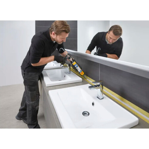 Everbuild Sikaflex EBT+ High Grab Polyurethane Adhesive Sealant - Beige 1