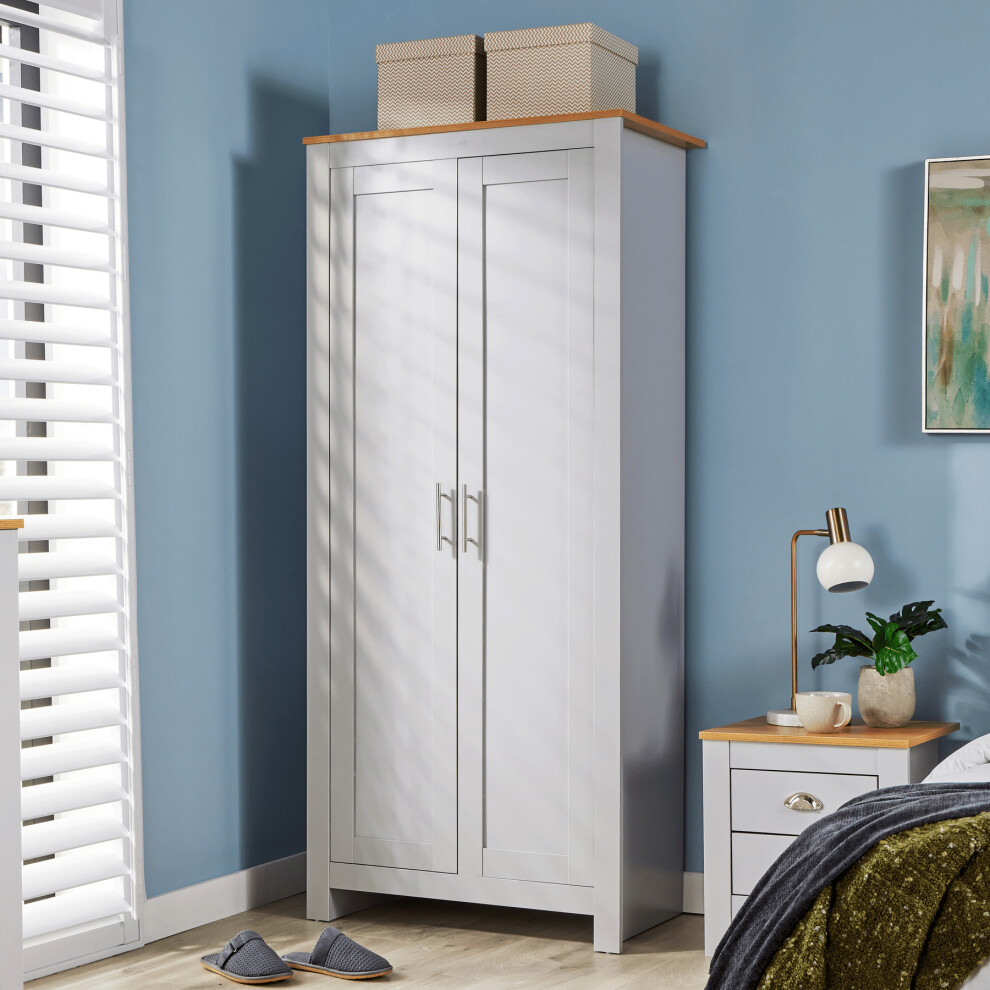 Camden 2 Door Bedroom Wardrobe Storage Unit