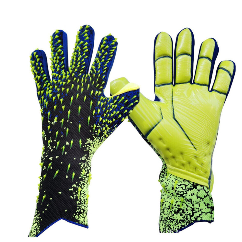Photos - Goalkeeper Gloves  Kids Football Gloves  For Adult(Green, 7)